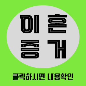 이혼증거